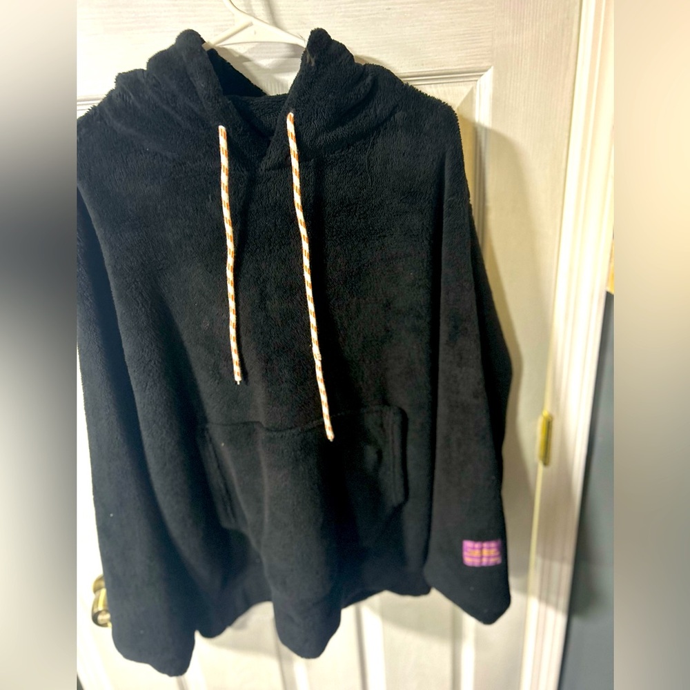 Furry hoodie . VERY COMFY
